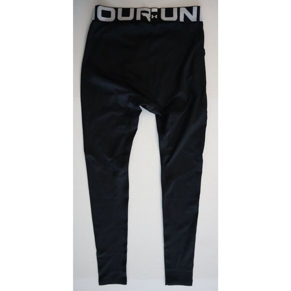Under Armour 1366075-001 Men's Sz M Black ColdGear Armour Compression Leggings - Picture 2 of 8